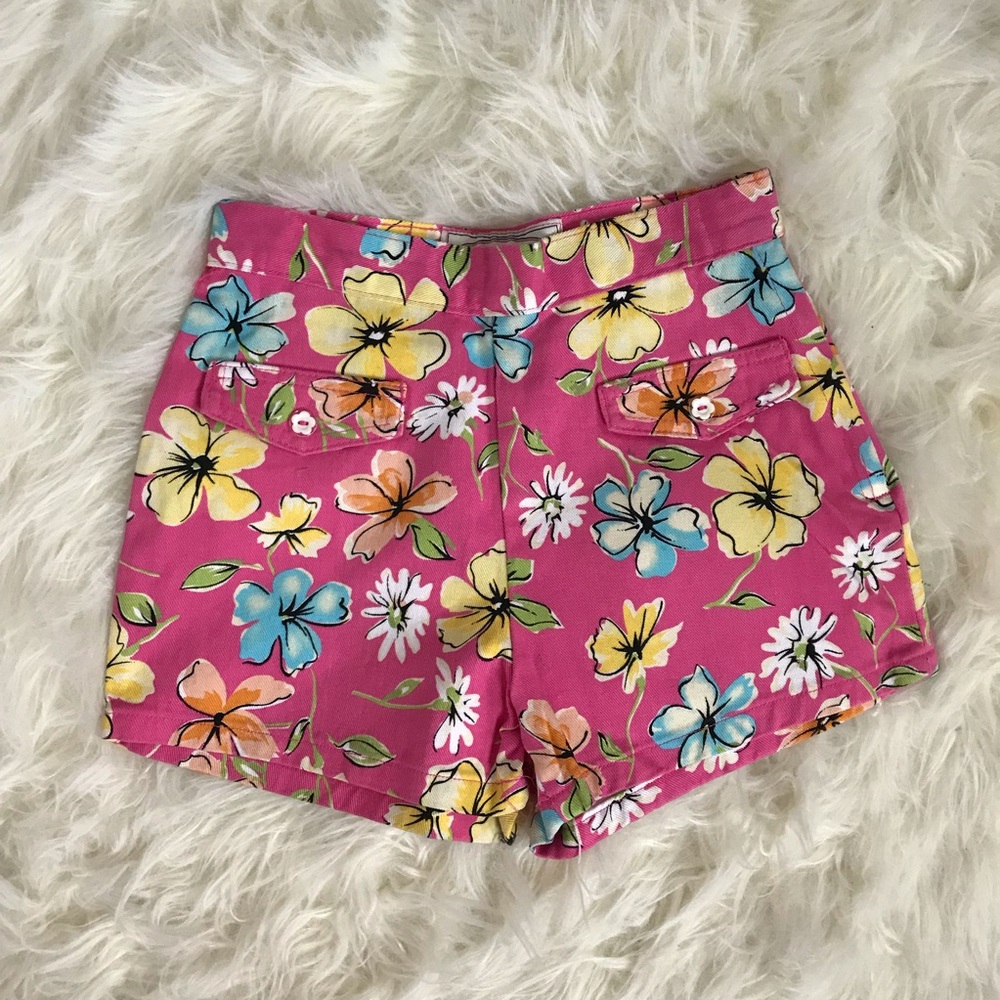 Vintage Highwaisted Shorts Size 3/4 Pink A-15